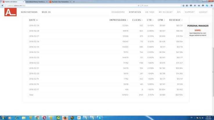 Adblade Payment Proof