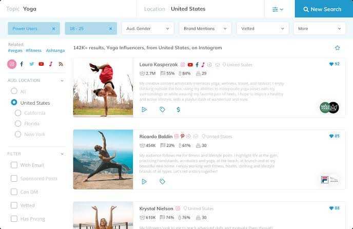 Buzzsumo Review (Alternative): The Best Way to Create Content 18 Klear UI
