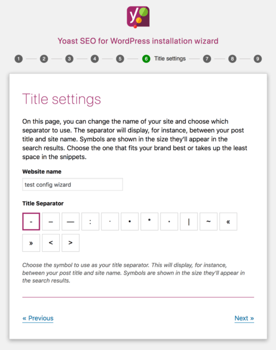 h1 tag setup yoast plugin