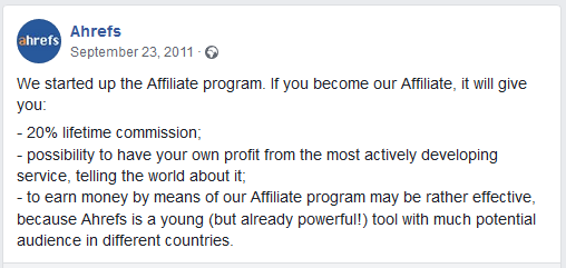 ahrefs affilaite program Insights